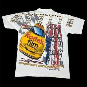 90s Sterling Marlin Kodak Racing NASCAR USA Tee